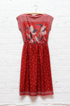 Cranberry Kerchief Dress S