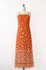 Sisley Pumpkin Sheer Tank Dress XS/S