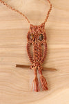 Macrame Owl Necklace