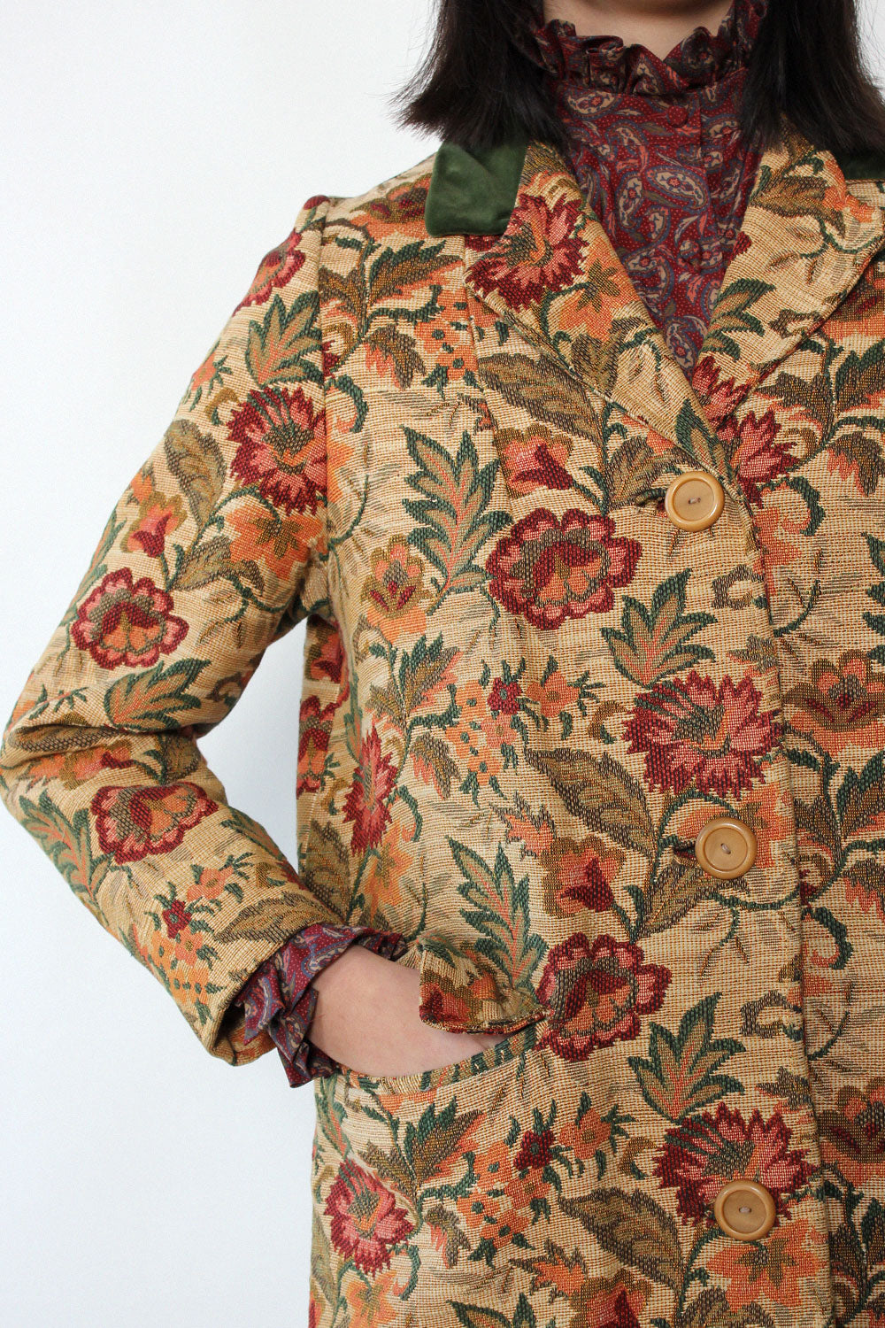 Market Men's Floral Tapestry Jacket
