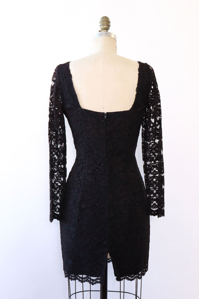 Black Lace Bustier Dress M-M/L – OMNIA Black Lace Bustier Dress M-M/L – OMNIA