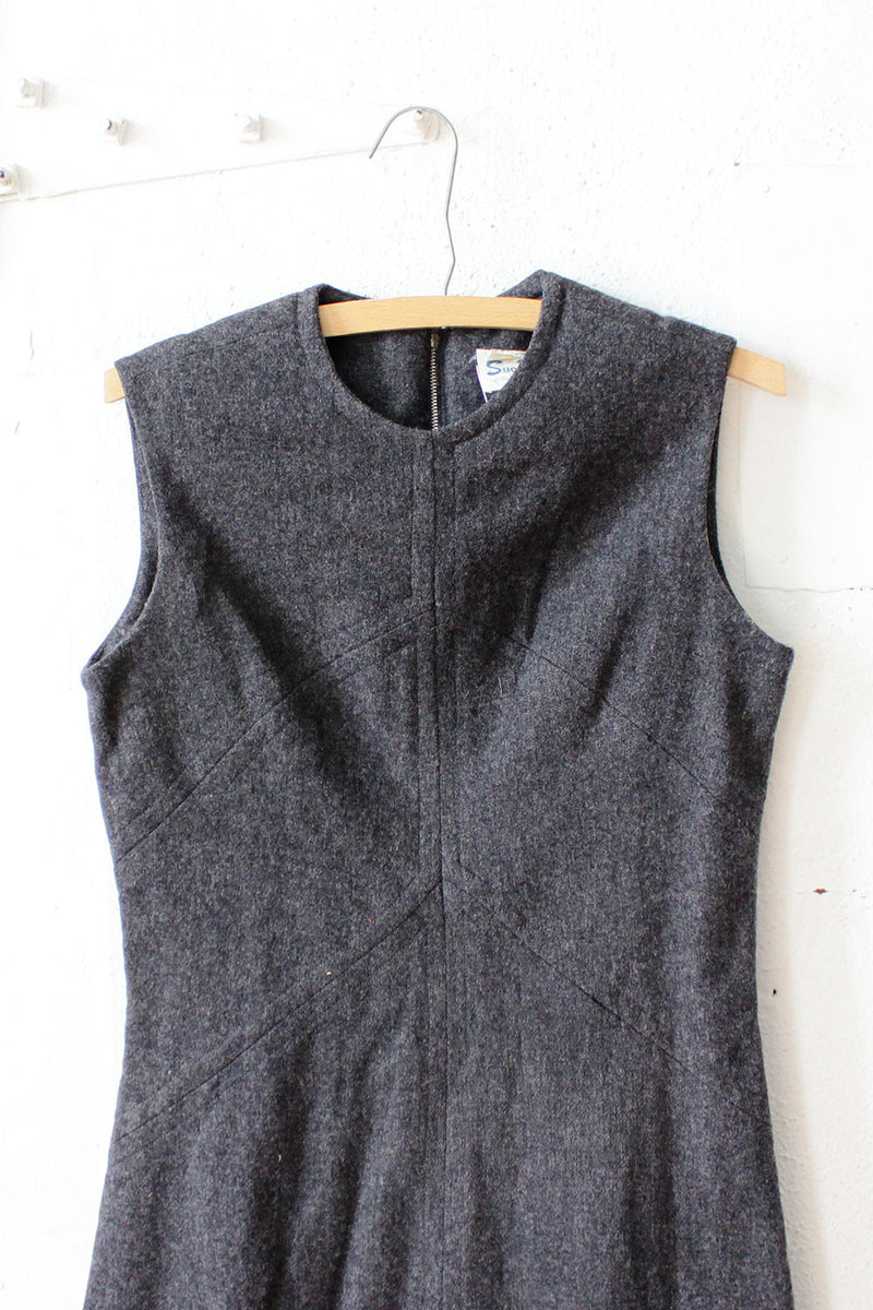 Charcoal Fit and Flare Dress S/M