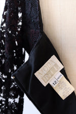 Black Lace Bustier Dress M-M/L