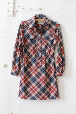 Jan Plaid Mini Dress XS/S