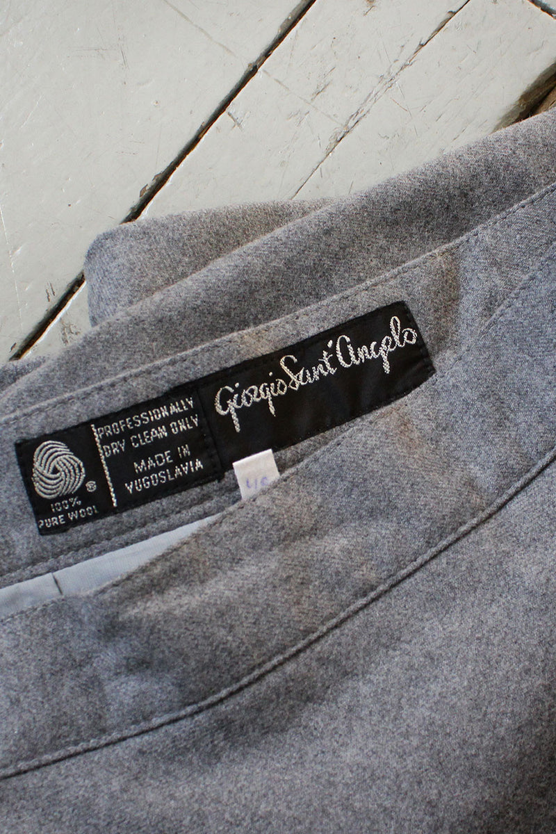 Gray Giorgio Circle Skirt L