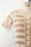 Ivory Crochet Everyday Dress M/L
