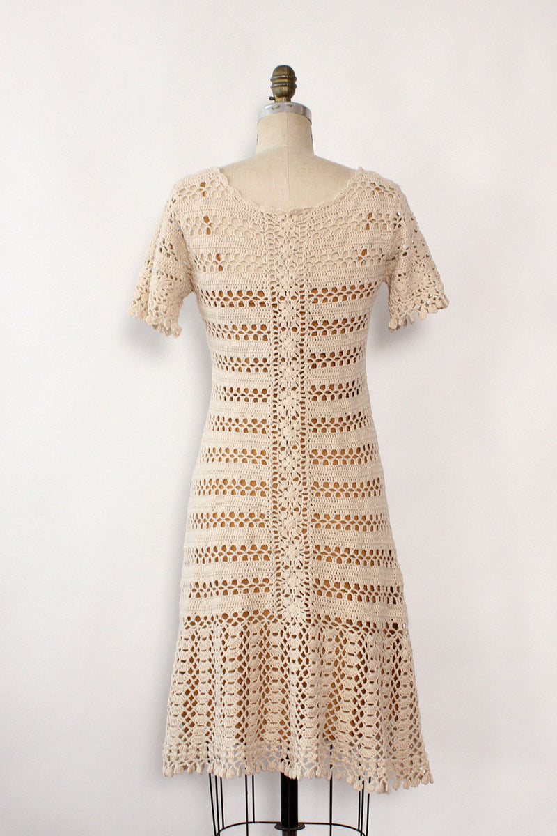 Ivory Crochet Everyday Dress M/L