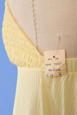 Butter Yellow Flowy Slip S/M