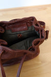 Full Grain Leather Mini Backpack