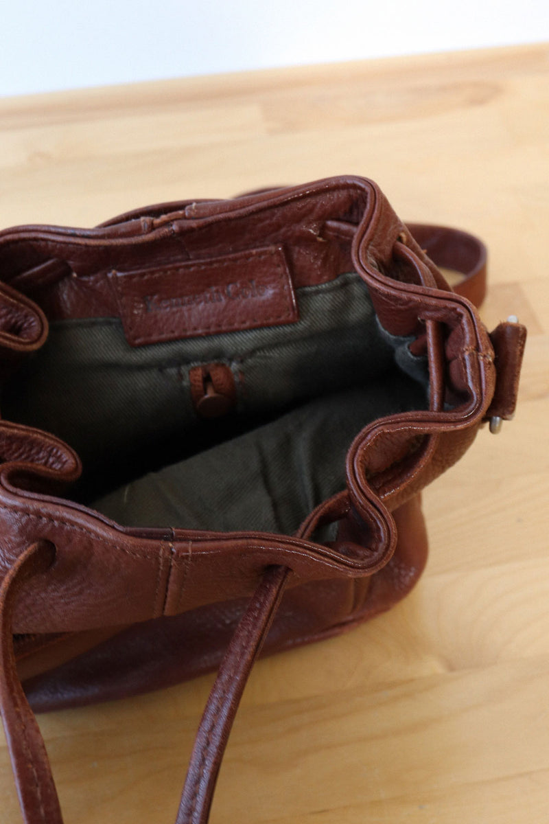 Full Grain Leather Mini Backpack
