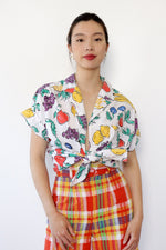 Fruit Salad Boxy Buttondown M/L