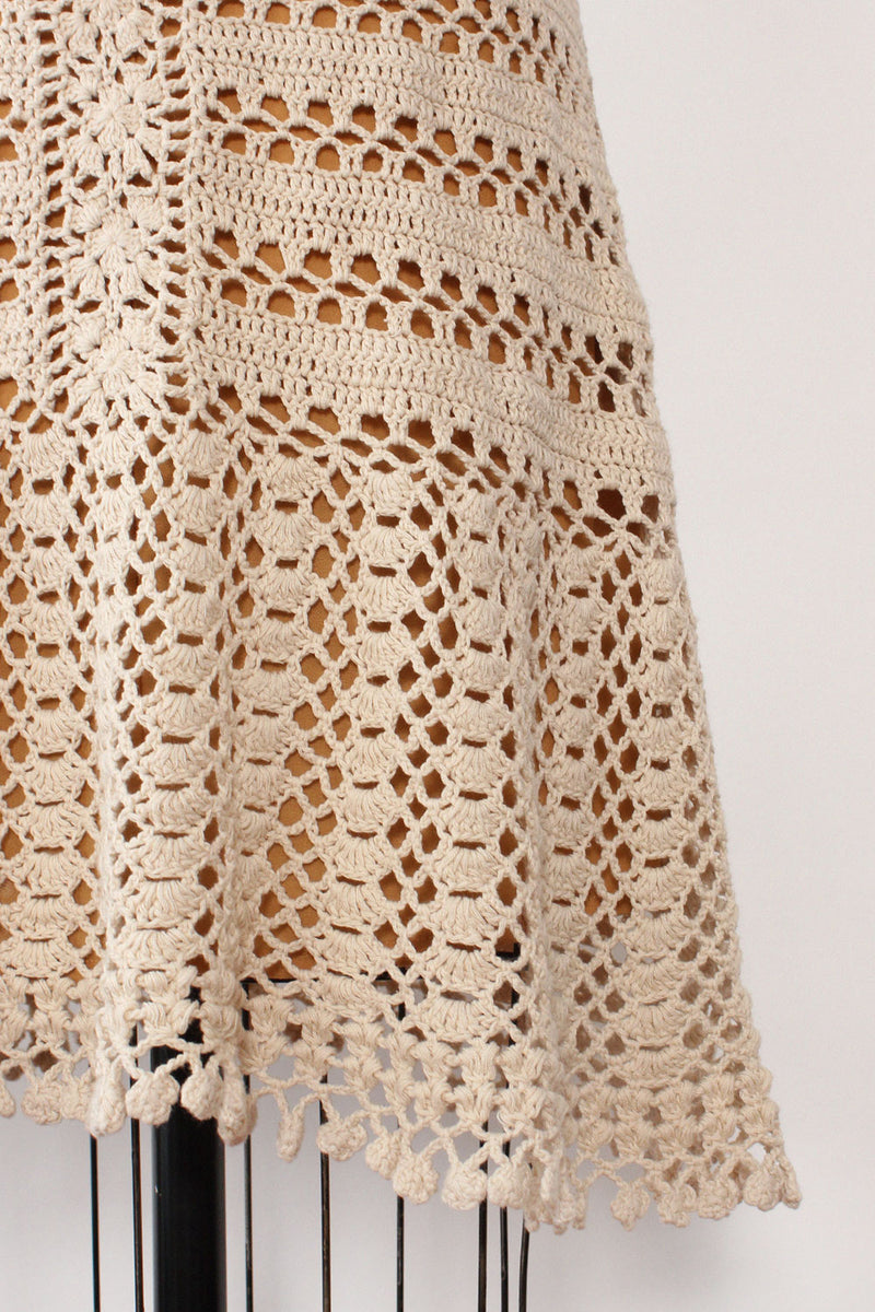 Ivory Crochet Everyday Dress M/L