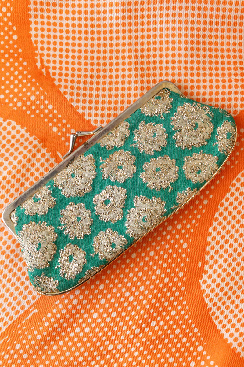 Brocade Kisslock Pouch