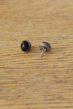 Black Bezel Studs