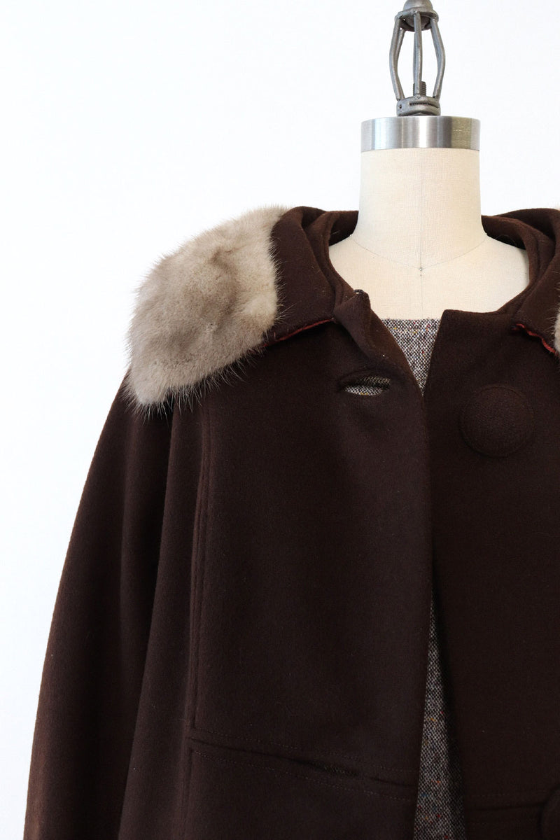 Coronet Fur Collar Coat S/M