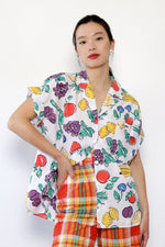 Fruit Salad Boxy Buttondown M/L
