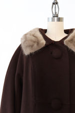 Coronet Fur Collar Coat S/M