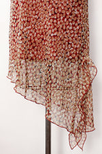 Paige Cranberry Bias Cut Dress M