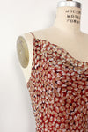 Paige Cranberry Bias Cut Dress M