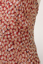 Paige Cranberry Bias Cut Dress M