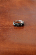 Black Triple Band Ring