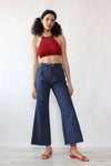 Dark Denim Belted Bells M