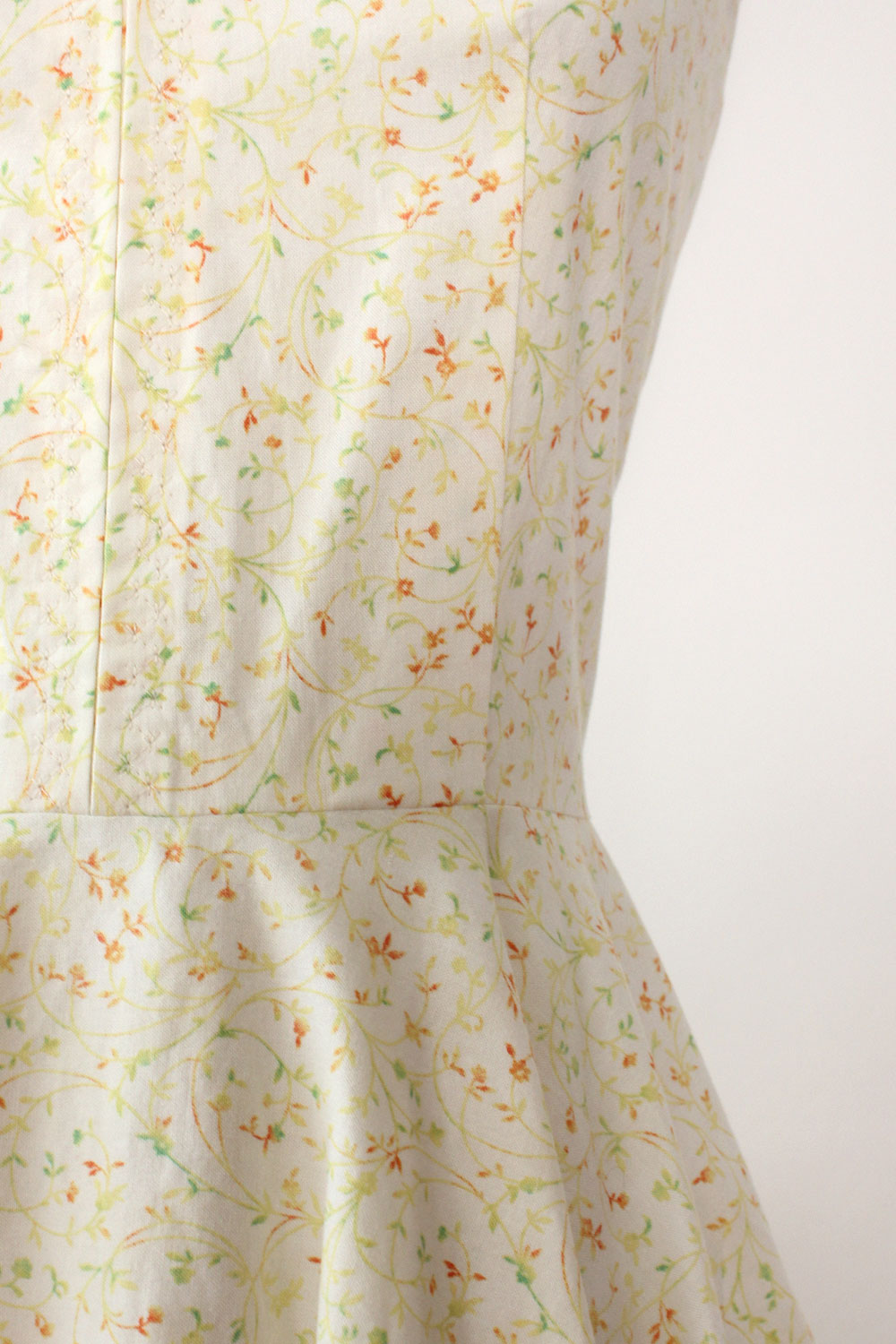 Ditsy Floral Racerback Flare Dress M
