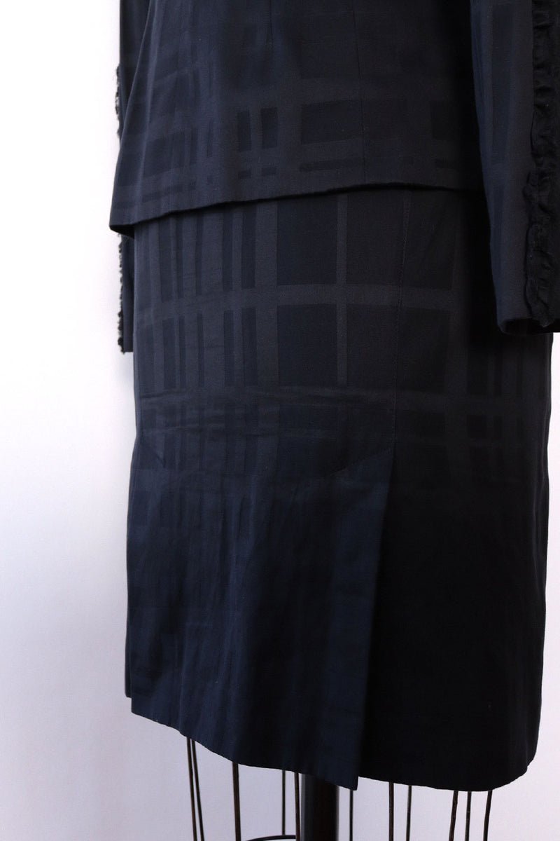 Thierry Mugler Deconstructed Skirt Suit