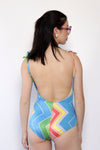 Cole of California Rainbow Swimsuit S/M
