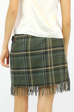 Ralph Lauren kiltie wrap skirt M