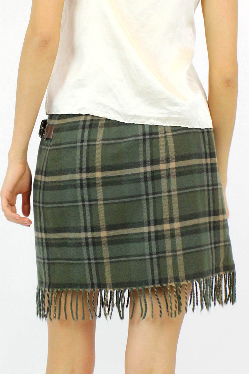Ralph Lauren kiltie wrap skirt M
