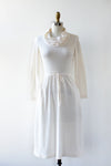 Ivory Funnel Neck Dress XS