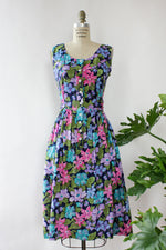 Cross Back Viola Flowy Dress L