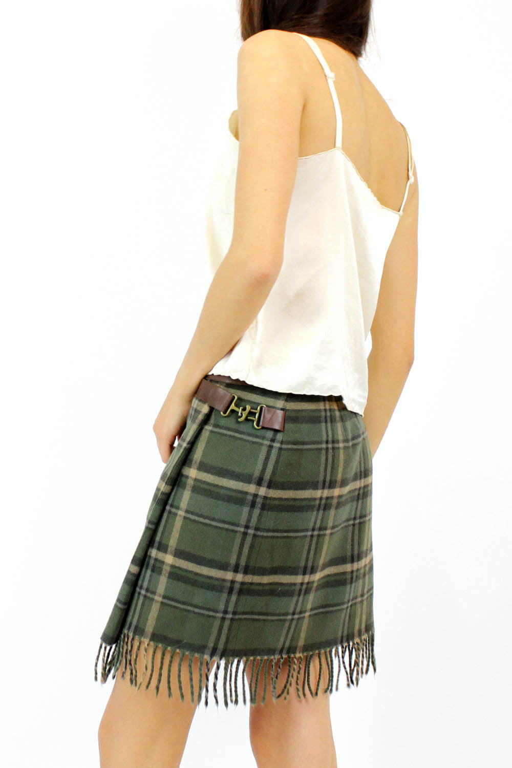 Ralph Lauren kiltie wrap skirt M