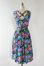 Cross Back Viola Flowy Dress L