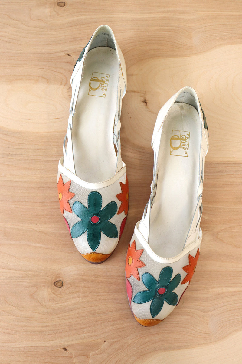 Mesh Flower Flats 9.5