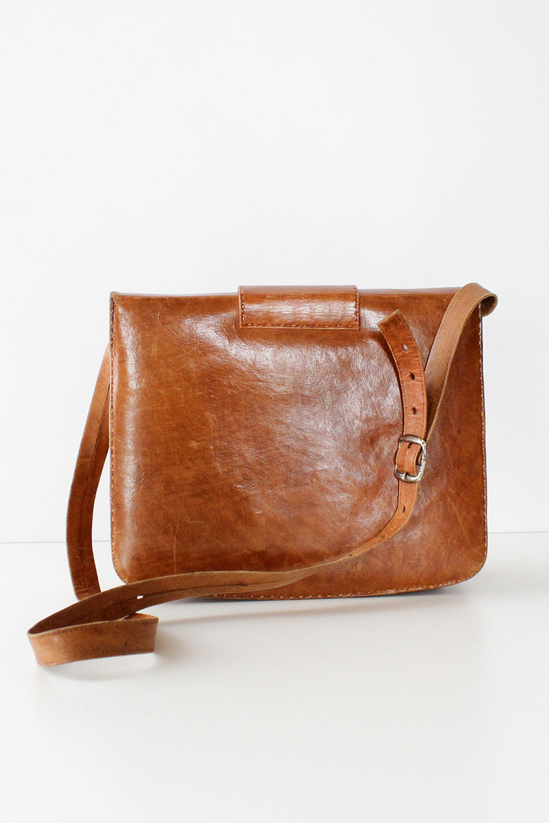 Textural Tab Satchel Purse