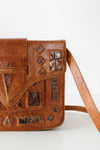 Textural Tab Satchel Purse