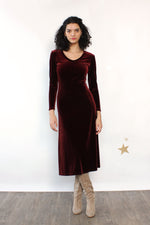 Syrah Velvet Dress S/M