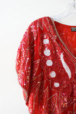 Rose Sequin Butterfly Top XS/S
