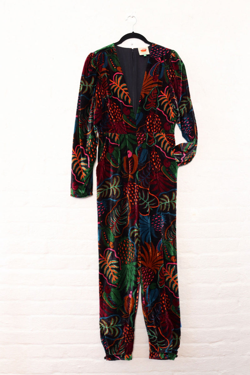 Farm Rio Velvet Jumpsuit
