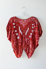 Rose Sequin Butterfly Top XS/S
