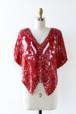 Rose Sequin Butterfly Top XS/S