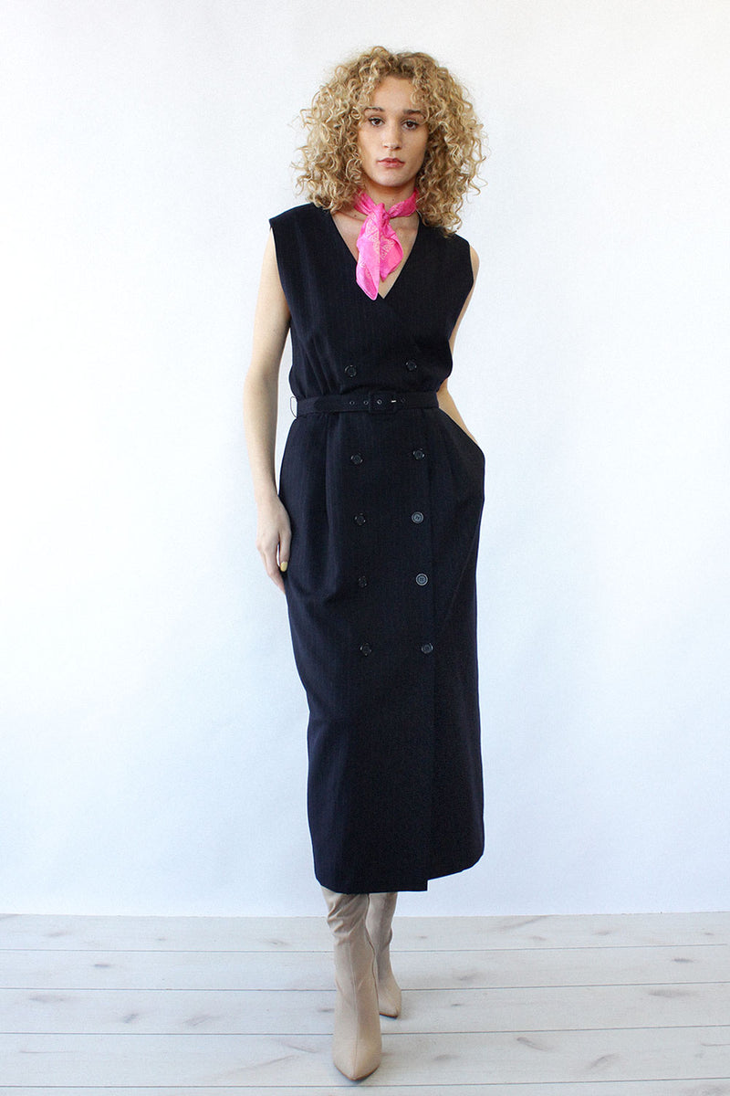 Brooks Brothers Pinstripe Vest-Dress L