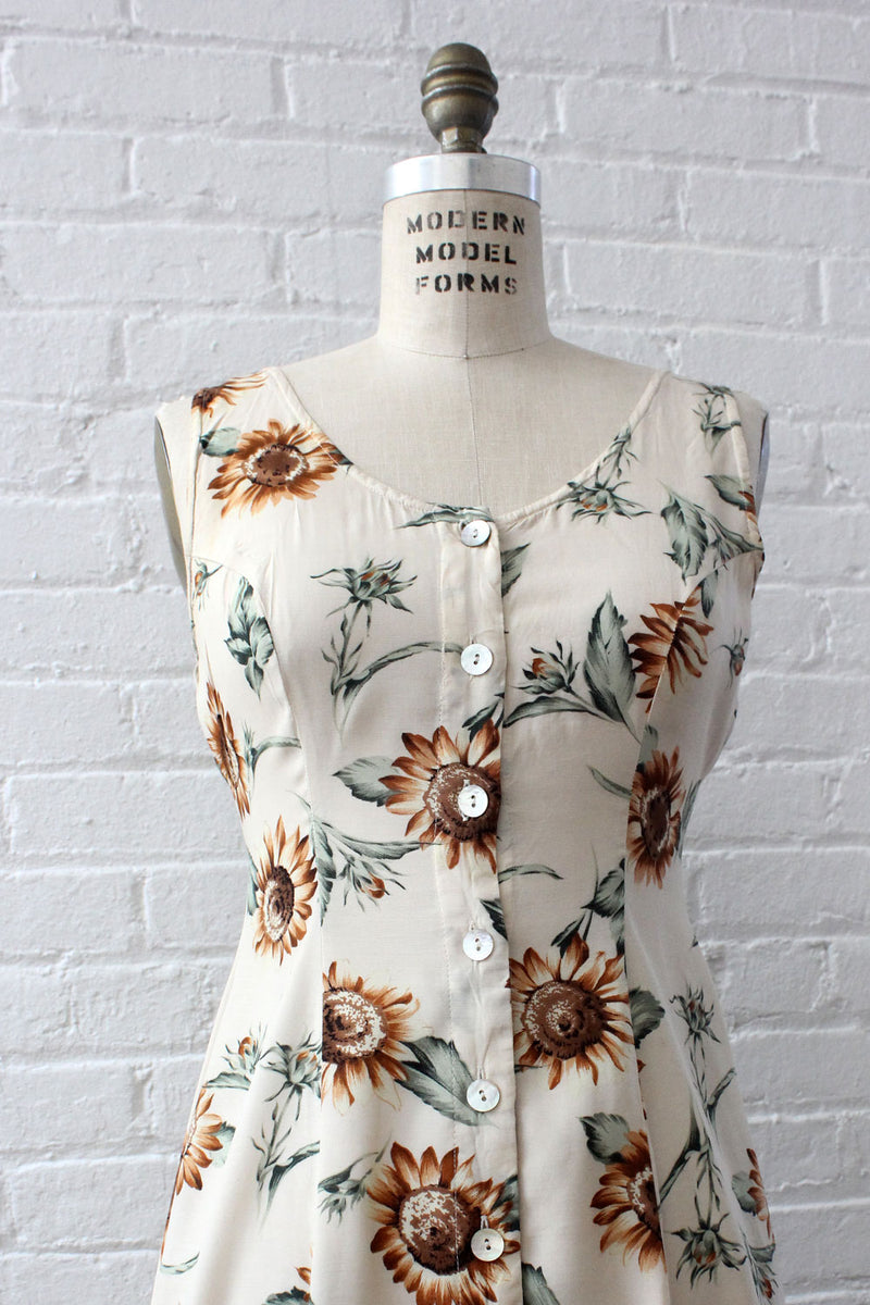 Rustic Sunflower Tea Dress S/M