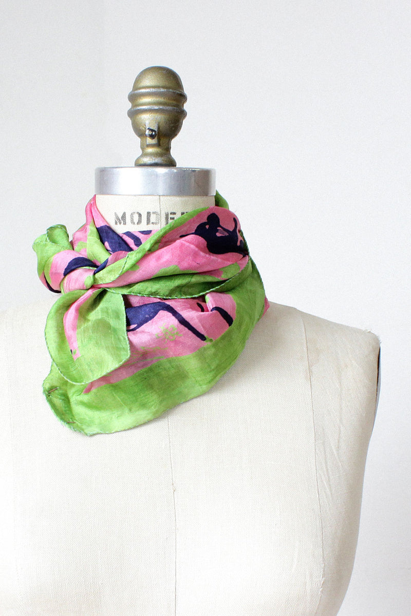 Gato Silk Scarf