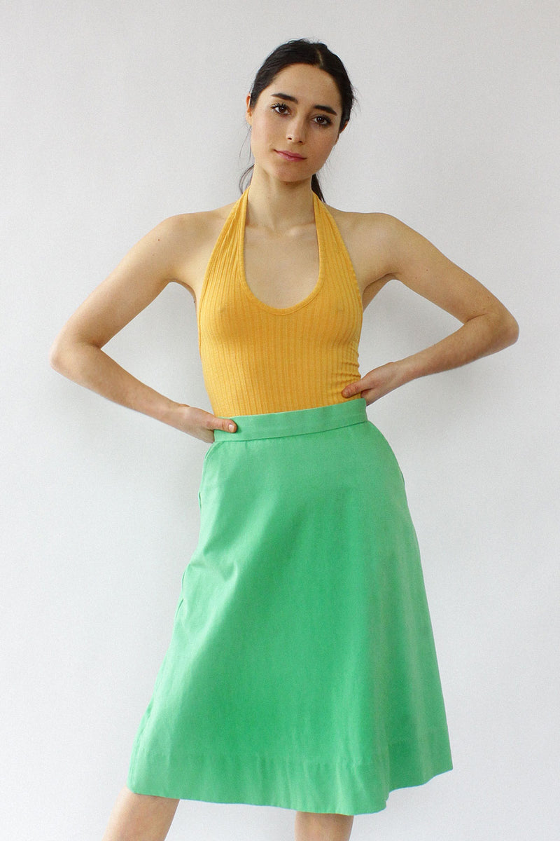Grass Green Skirt XS