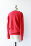 Cupid's Bow Fuzzy Sweater S