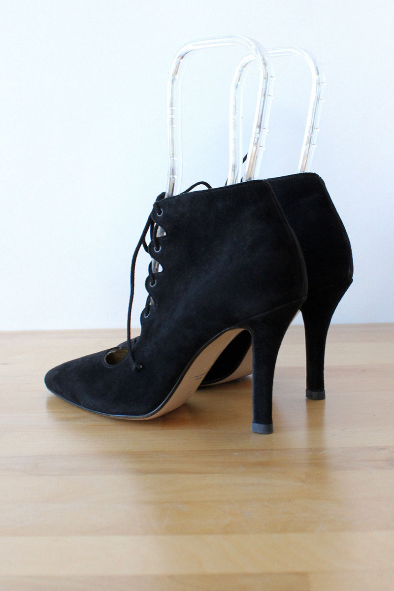 Walter Steiger Lace-up Open Booties 6.5