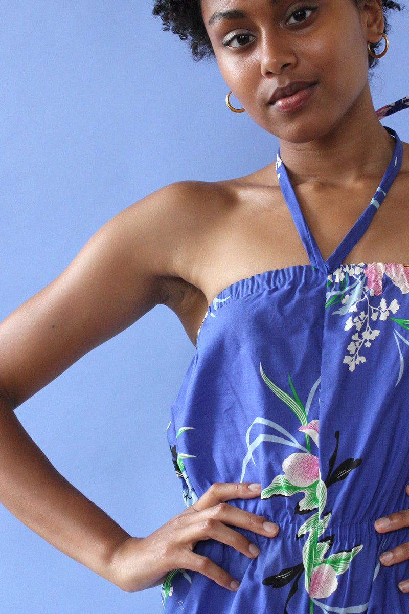 Hawaiian Floral Playsuit S